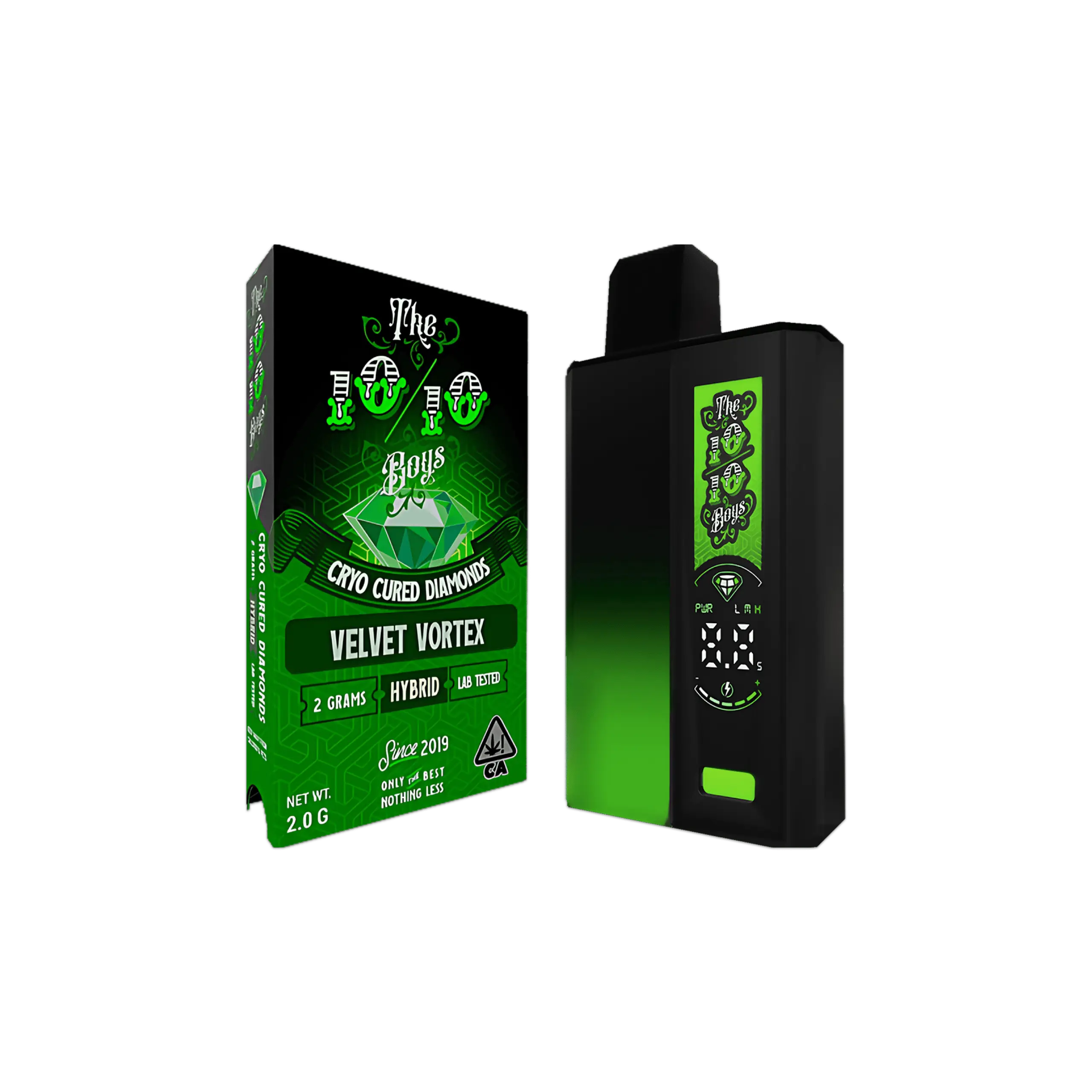 Mad Man Mechanics 2G Cryo Cured Diamonds 10/10 Boys – Velvet Vortex Vape